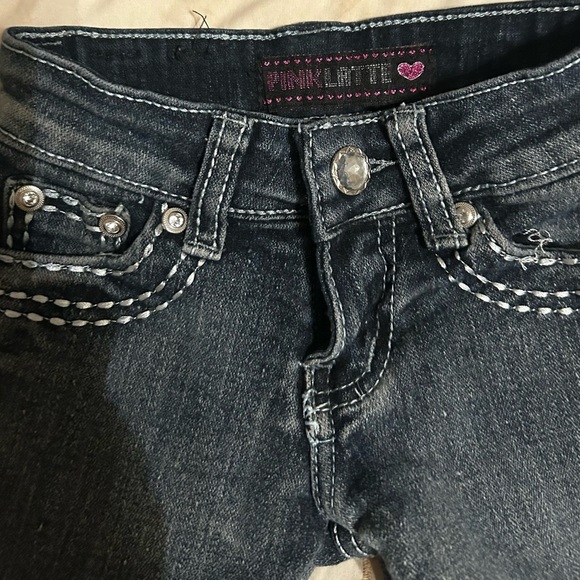 Pink Latte Jean Shorts Size 4 - Picture 5 of 6